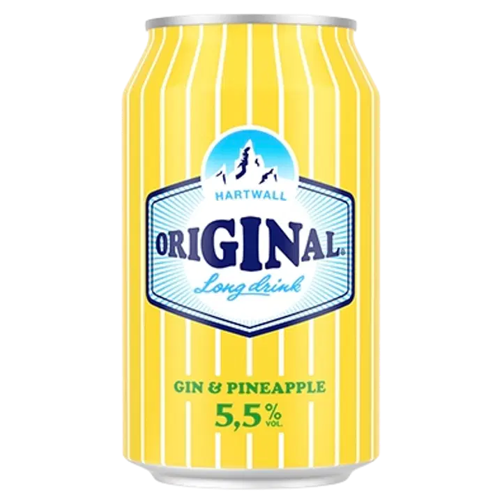 Hartwall Original Long Drink Pineapple muu alkohoolne jook 5,5%vol 330ml