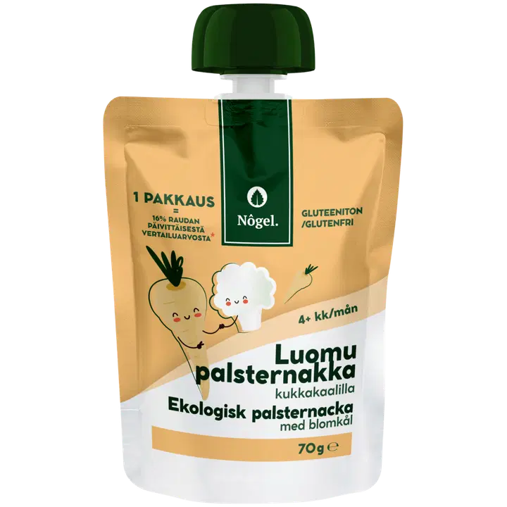 Nogel pastinaagipüree lillkapsaga, ökoloogiline, 4k, 70 g