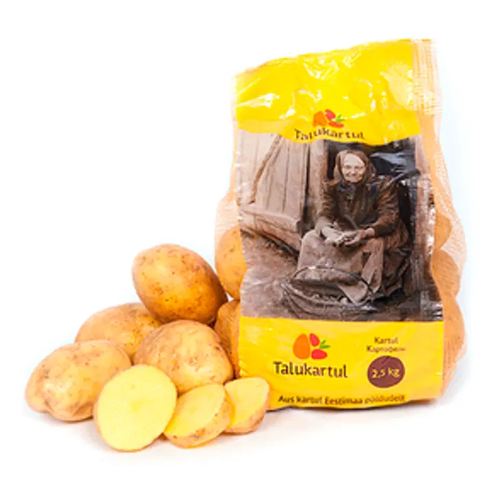 Kartul pestud kollane 2,5 kg