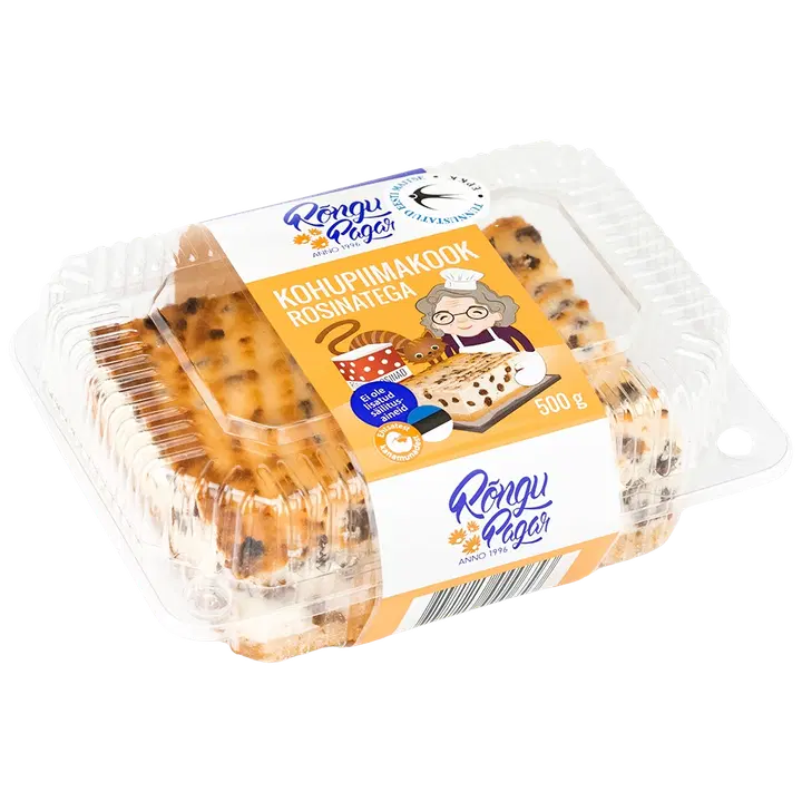 Rõngu Pagar Kohupiimakook Rosinatega 500 g