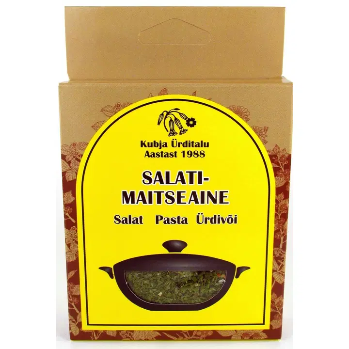 Kubja salatimaitseaine kubija ürditalu 35 g