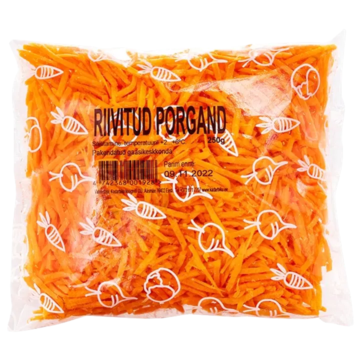 Riivitud porgand 250g Kadarbiku