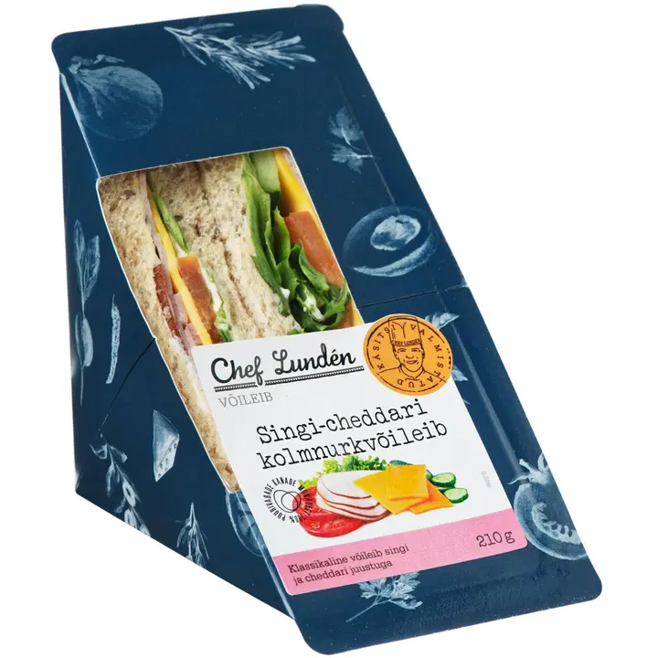Chef Lunden Suitsusingi-Cheddar Juustu Võileib 210G