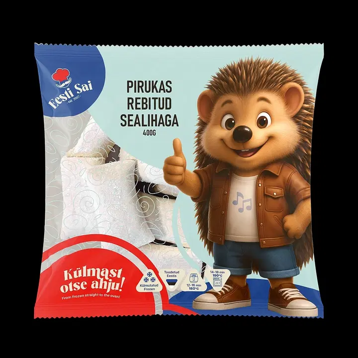 Eesti Sai Pirukas Rebitud Sealihaga 400 g