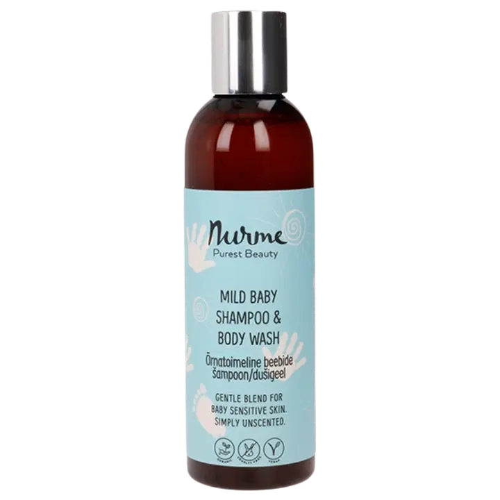 Nurme õrnatoimeline 2in1 šampoon/dušigeel beebidele 200 ml ÖKO