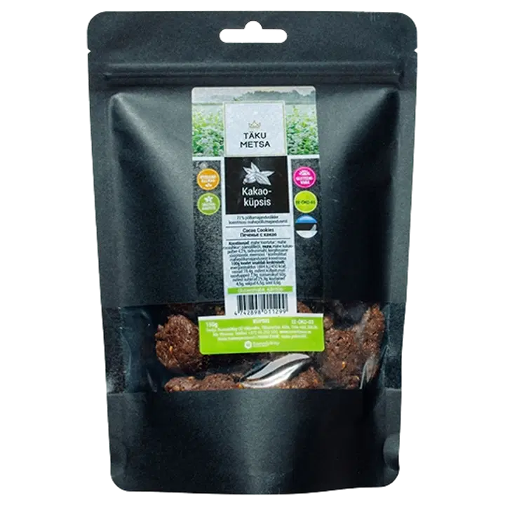 Täkumetsa kakaoküpsis 150 g, gluteenivaba