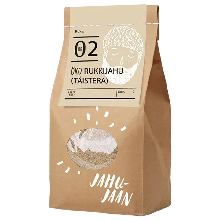 Jahu-jaan öko rukkijahu (täistera) 750 g