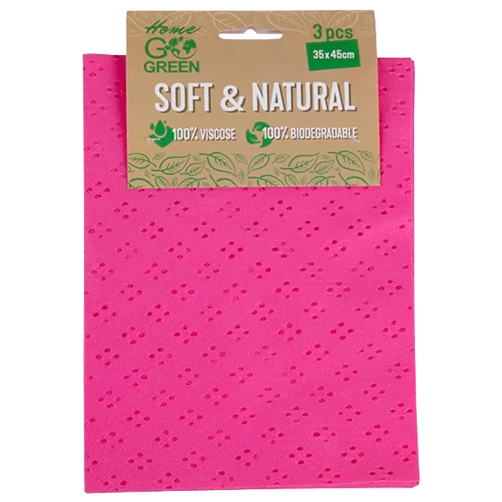 Go Green üldpuhastuslapp Soft&Natural 3tk