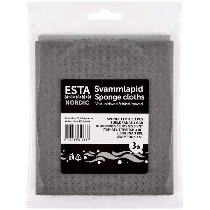 Svammlapid Nordic Esta 3tk