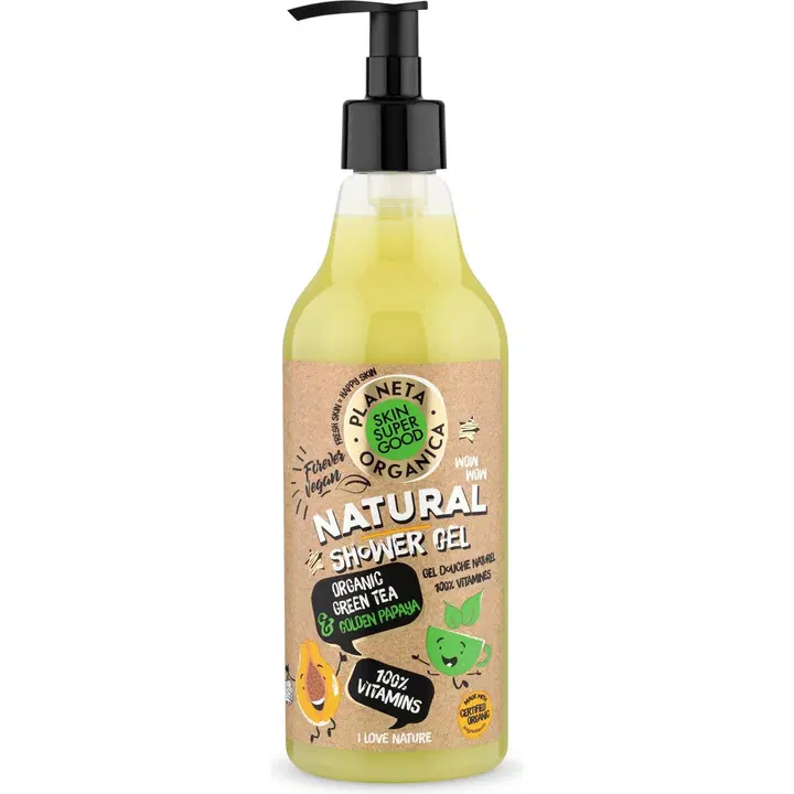 Dušigeel Organic Shop 100% Vitamins 500ml