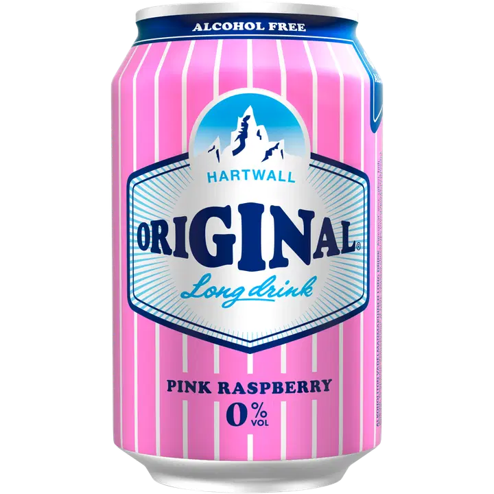 Hartwall Original Long Drink Pink Raspberry alkoholivaba 330 ml