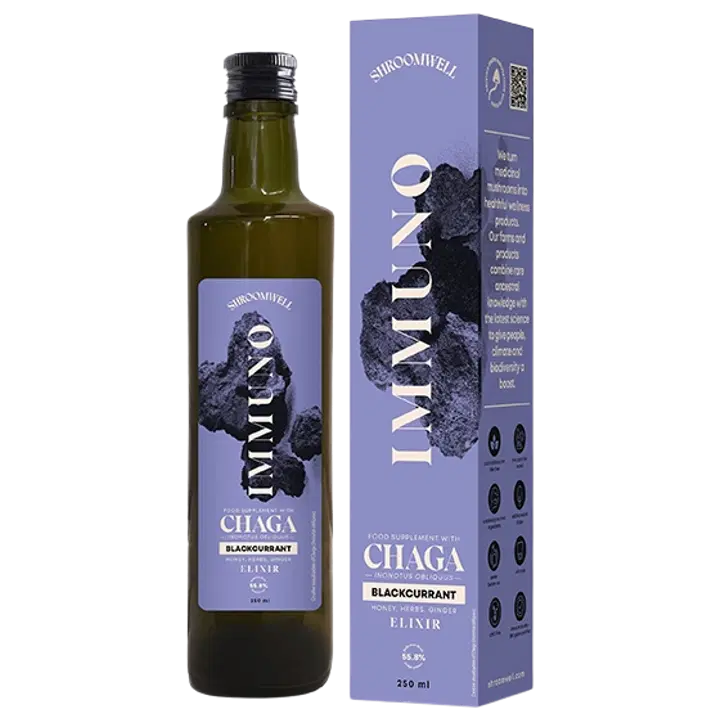 Shroomwell Immuno Elixir mustsõstar 250ML