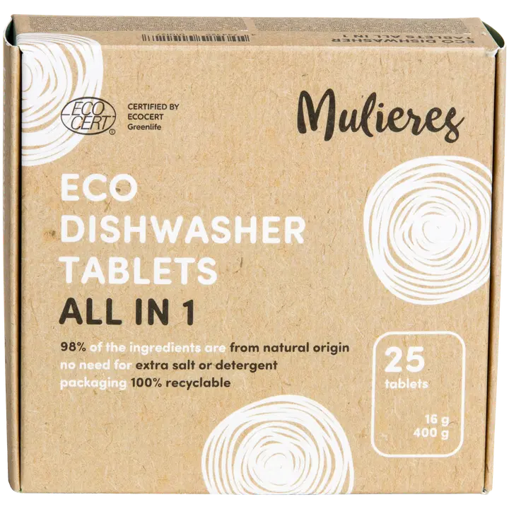 Nõudepesumasina tabletid Mulieres Allin1 Eco 25tk