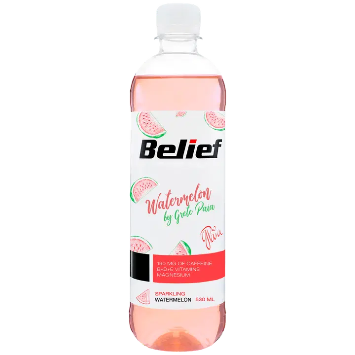BELIEF  gaseeritud Arbuusimaitseline madala kalorsusega jook 530ml PET+pant B