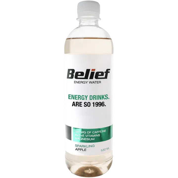 .BELIEF gaseeritud Rohelise õunamaitseline madala kalorsusega jook 530ml PET+ pant B