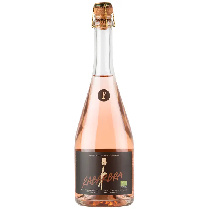 Nudist Rabarba Brut Organic gaseeritud puuviljavein 11%vol 750ml