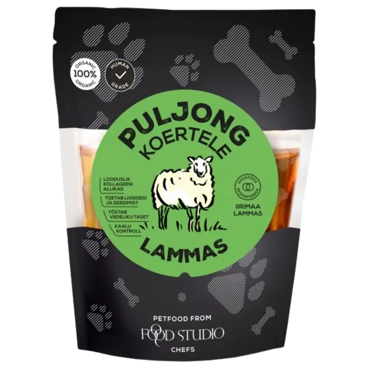 Food Studio täiendsööt koertele mahe lambakondipuljong 350G