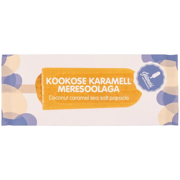 Jäämari Kookose Karamell Meresoolaga Pulgajäätis 80 g