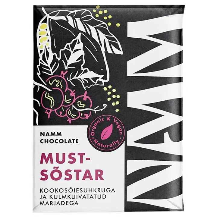 NAMM Chocolate mahe mustsõstrašokolaad 37g