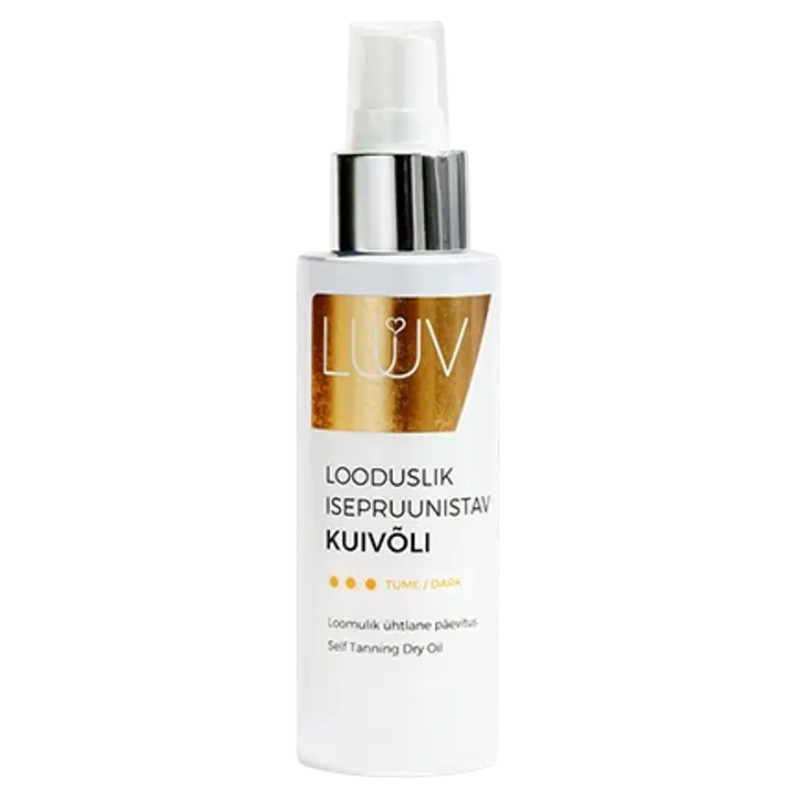 Isepruunistav kuivõli Luuv tume 150ml