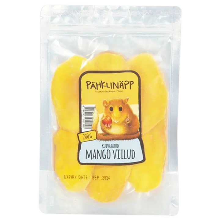 Pähklinäpp kuivatatud mango viilud 200g
