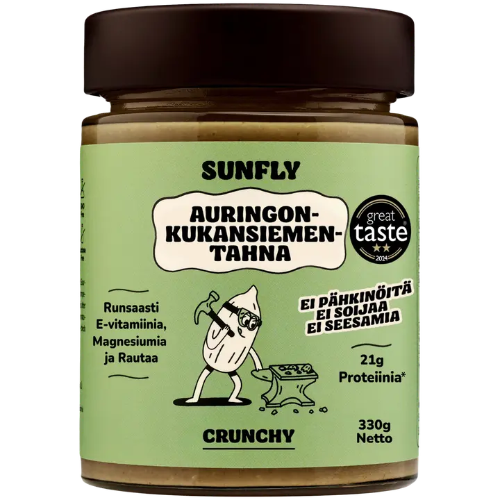 SUNFLY Auringonkukansiementahna, Rapea (Crunchy)