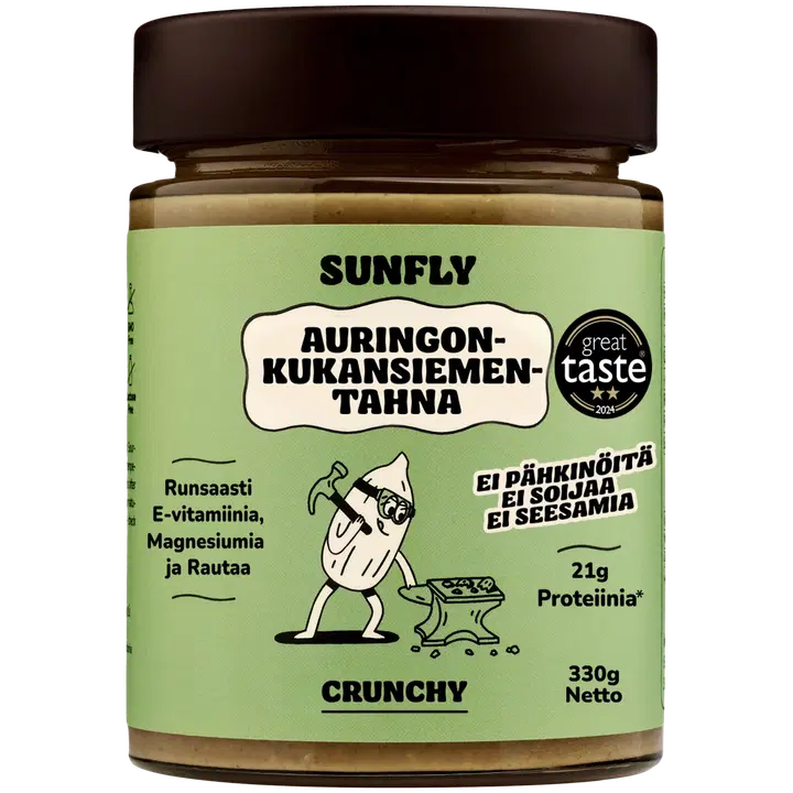 SUNFLY Auringonkukansiementahna, Rapea (Crunchy)