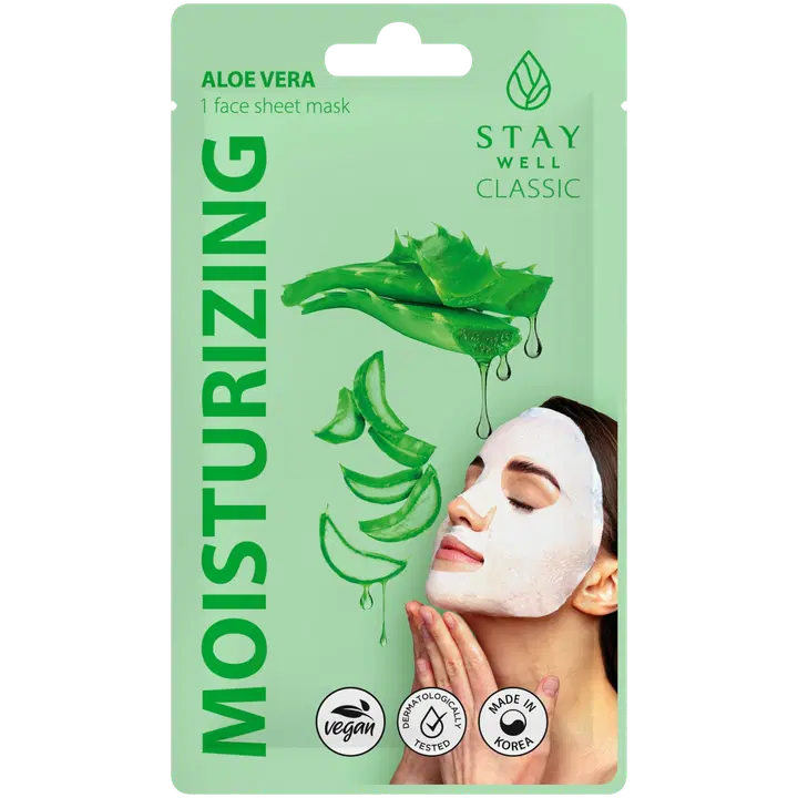 Stay well kangasmask niisutav aloe 1tk