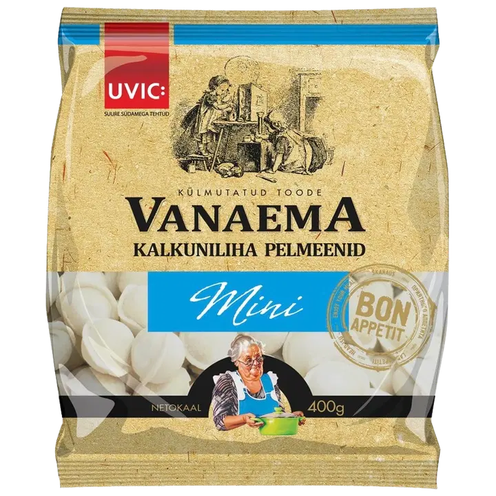 Uvic Vanaema Pelmeenid kalkunilihaga 400 g