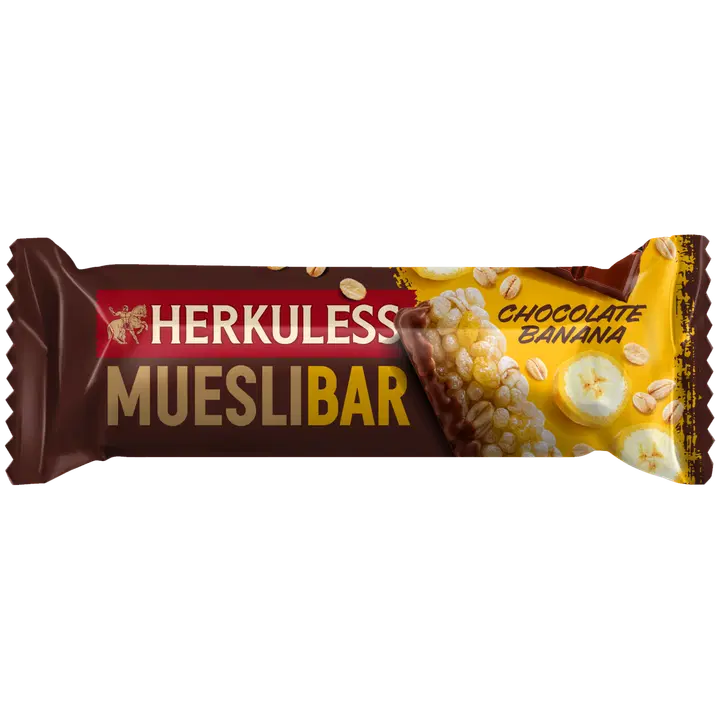 Herkuless müslibatoon šokolaadi ja banaaniga 25g
