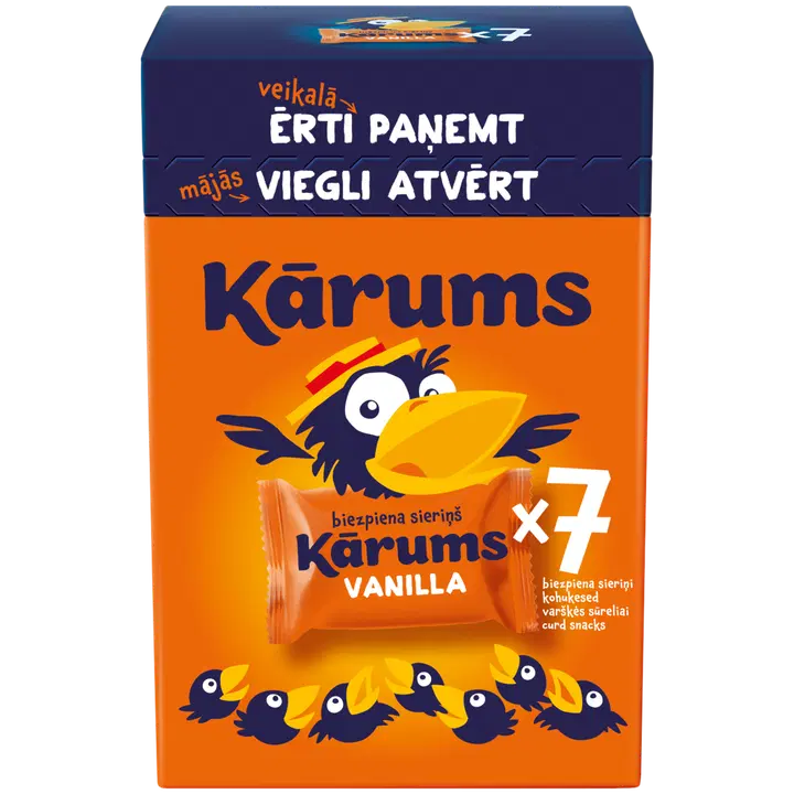 Karums Vanilli glasuurkohuke, 7 x 45 g