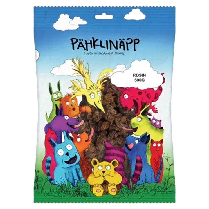 Pähklinäpp Sultan rosinad 500 g