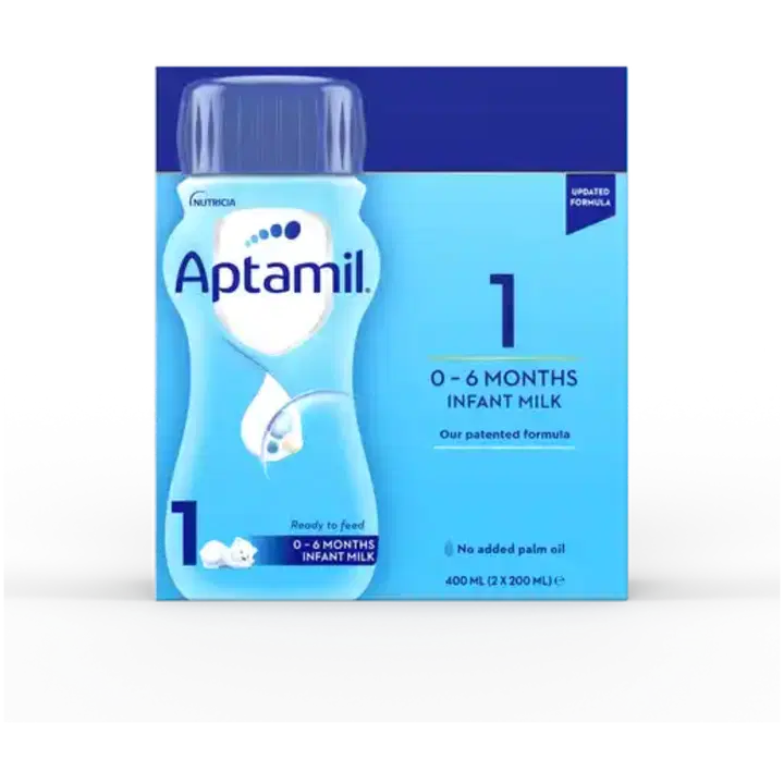 Aptamil 1 piimajook 2 x 200 ml, alates sünnist