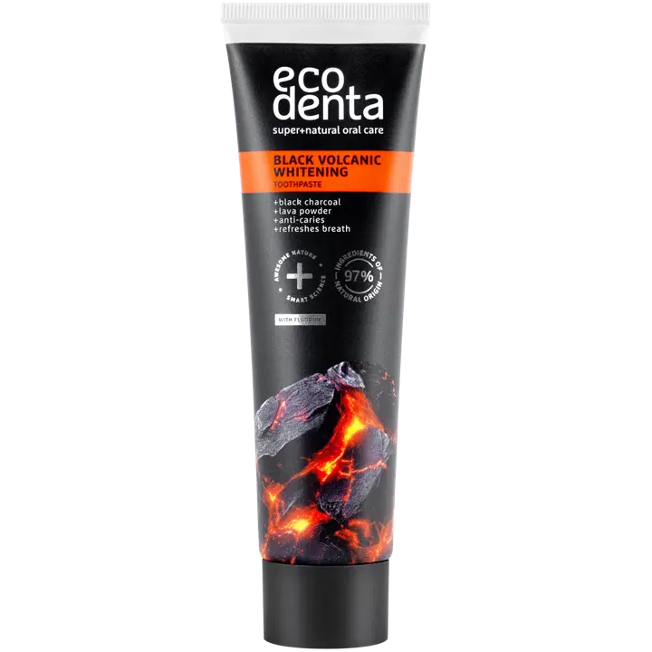 Hambapasta Ecodenta Black Volcanic valgendav 100ml