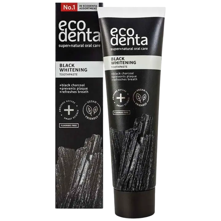 Hambapasta Ecodenta Extra Black valgendav 100ml