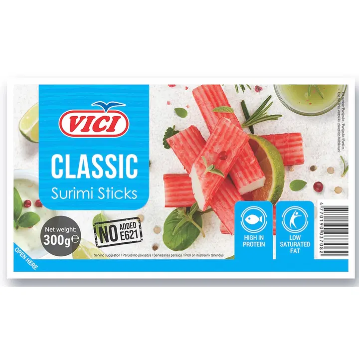 Vici Surimist Pulgad, Jahutatud, 300G