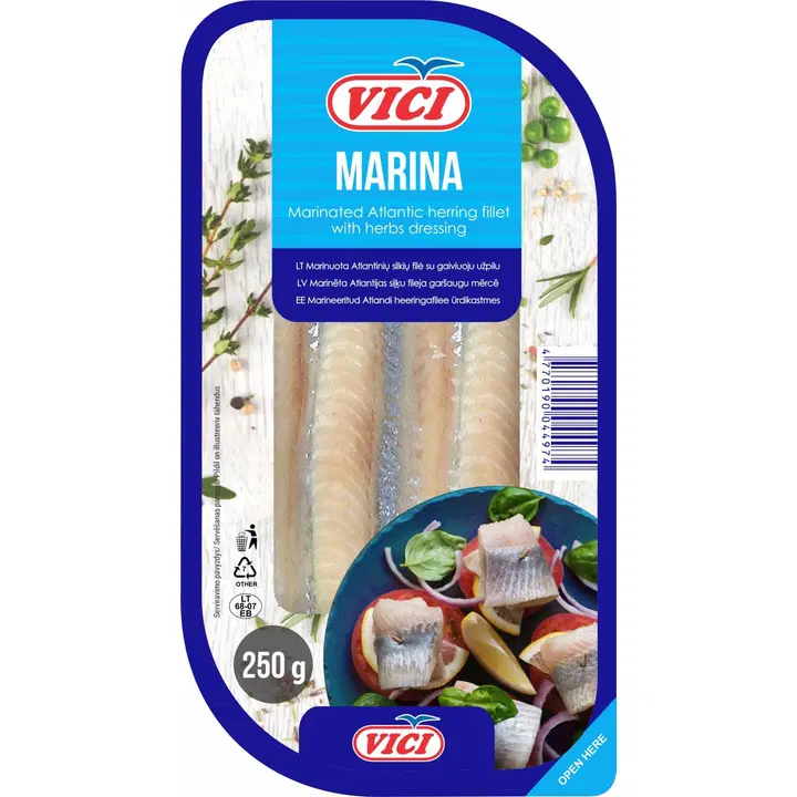 Vici Heeringafilee Ürdikastmes Marina 250G
