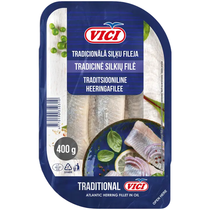 Vici Heeringafilee Traditsiooniline 400 G