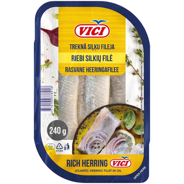 Vici Heeringafilee Rasvane 240 G