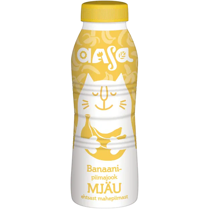 Aasa Banaanimaitseline piimajook 2,3% 450 ml