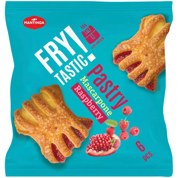 Mantinga Pirukas Mascarpone  ja Vaarika-Granaatõuna täidisega 390 g (6tk)