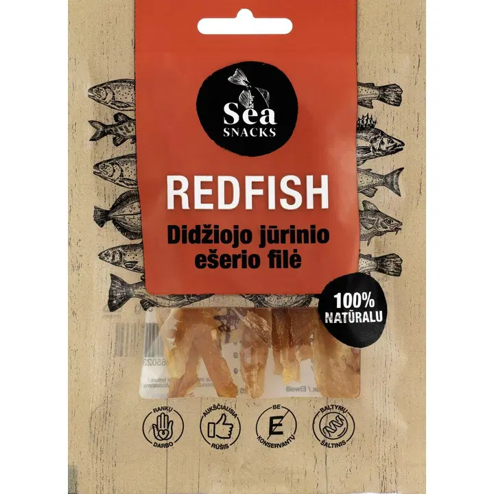 Sea Snacks Kuldse meriahvena filee vinnutatud ribad 30g