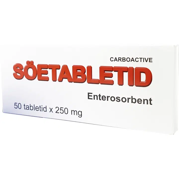 Söetabletid 50 tk.