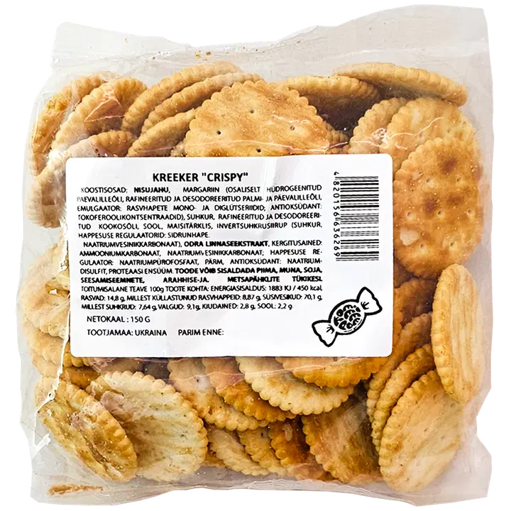 Grona pakitud kreeker crispy 150g