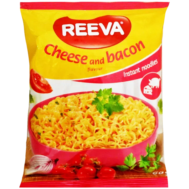 Reeva kiirnuudlid juustu- ja peekonimaitselised 60g