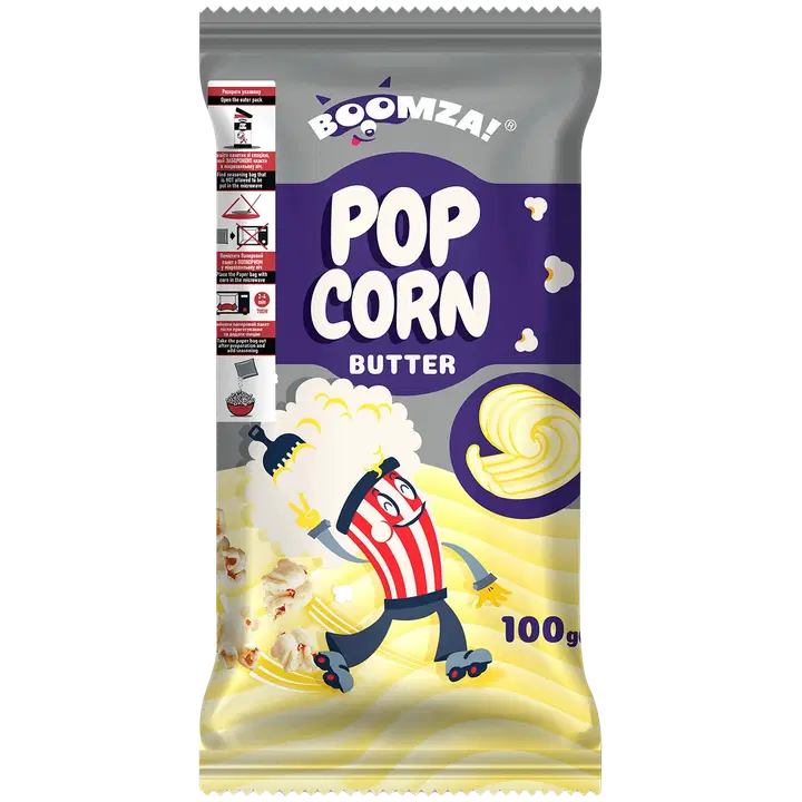 Boomza! Võimaitseline mikrolaine popkorn 100g
