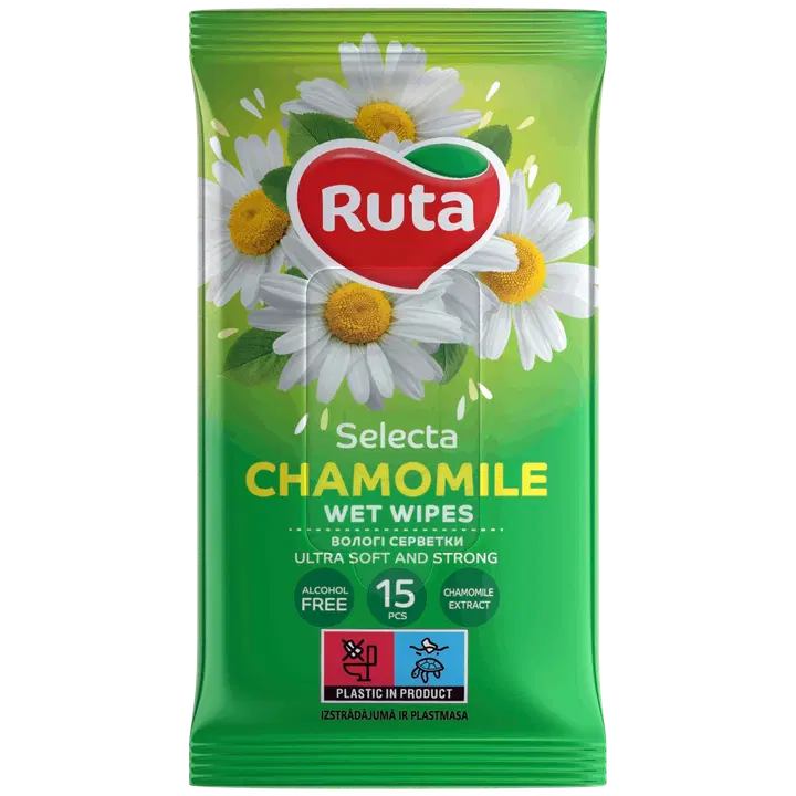 Niisked salvrätid Ruta kummeliga 15tk