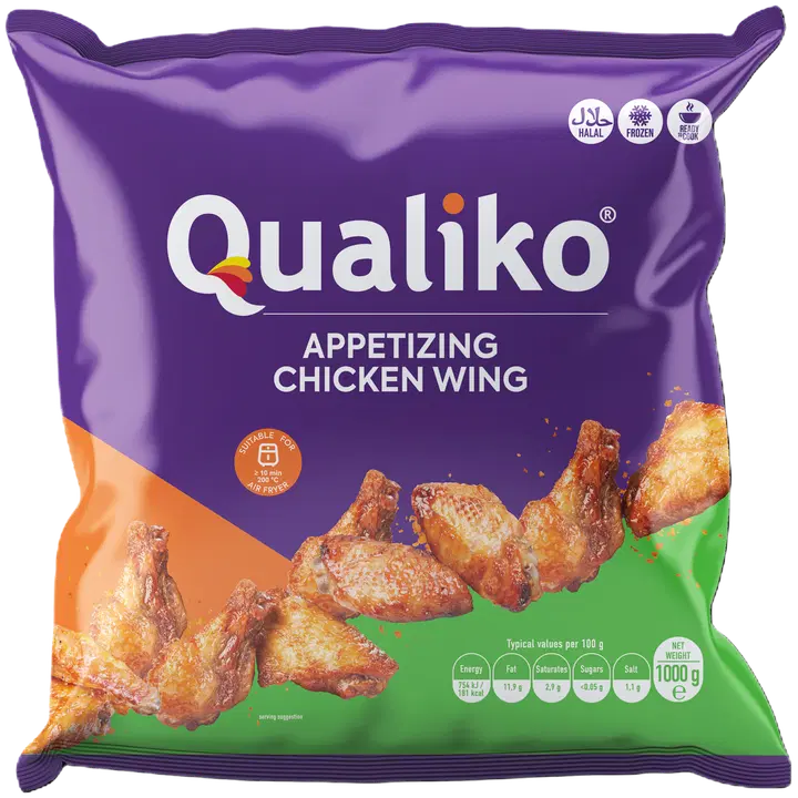 Qualiko Krõbedad Broileri Tiivad 1 Kg