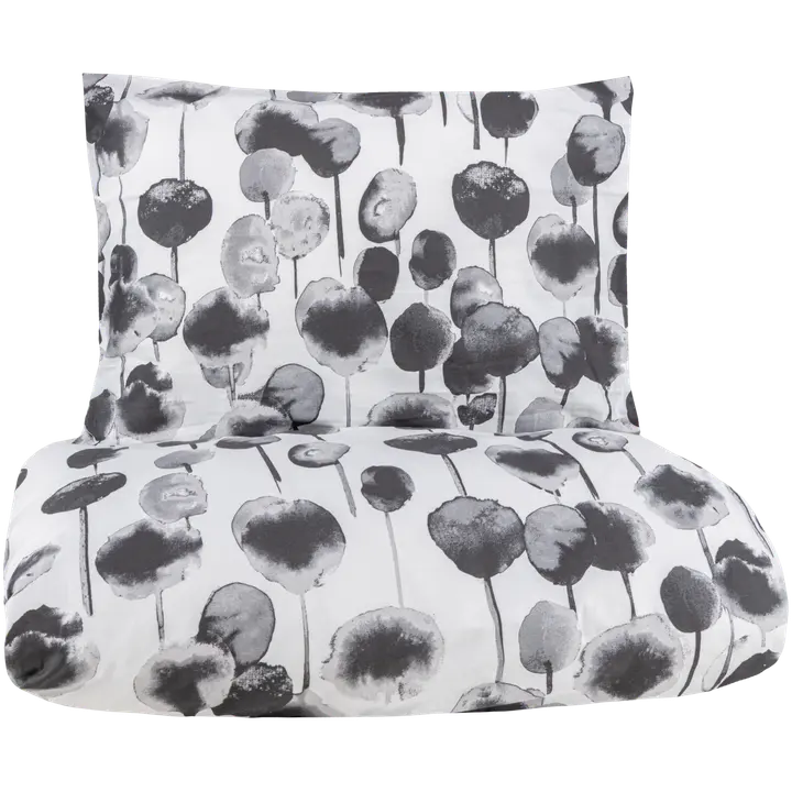 VOODIPESUKOMPLEKT 150X210 MUST/VALGE