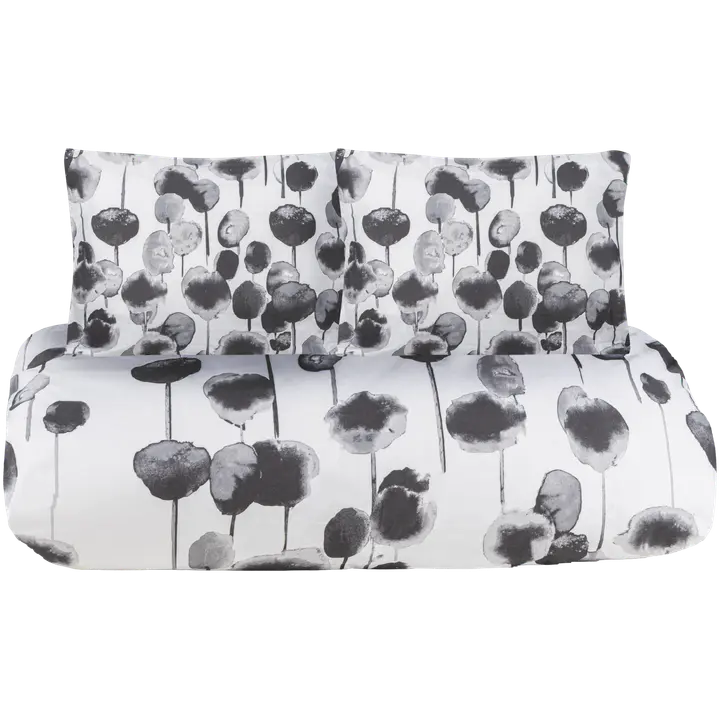 TEKIKOTT MUST/VALGE 240X210